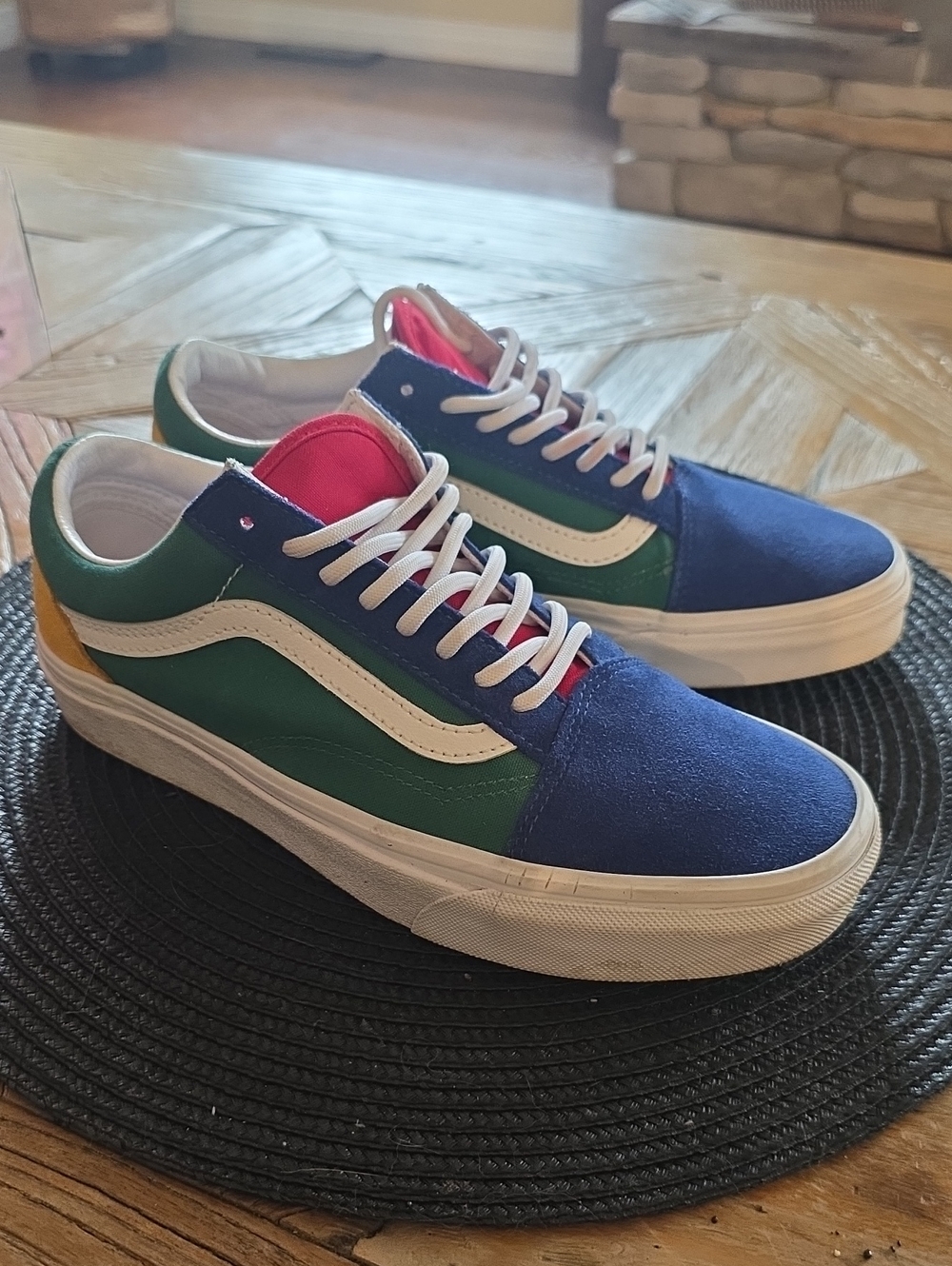 Old Skool Yacht Club multi color suede VANS sneakers!  8